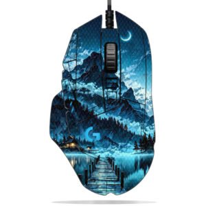 Abstract Blue Swirl Pattern