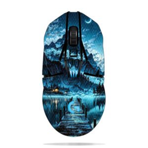 Abstract Blue Swirl Pattern