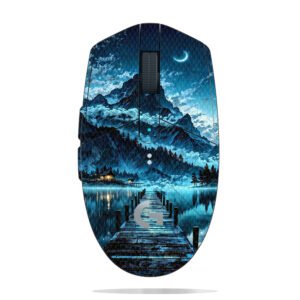 Abstract Blue Swirl Pattern