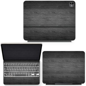 Black Wood Horizontal Grain