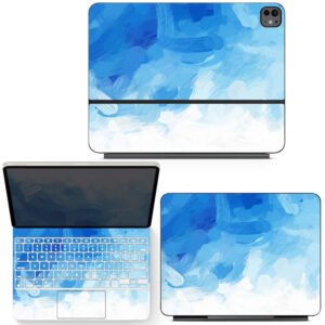 Blue Layered Painting