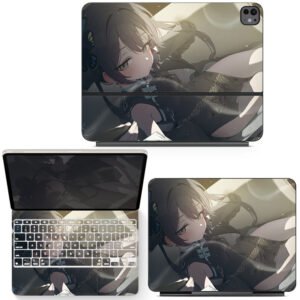 Cheongsam Girl with Butterfly Decoration