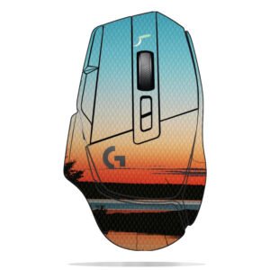 Crescent Moon over Lake