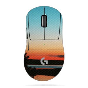 Crescent Moon over Lake