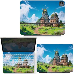 Fantasy Windmill Village