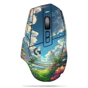 Flower Field and Cloudy Sky