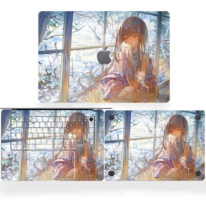 Girl Enjoying Winter by Window