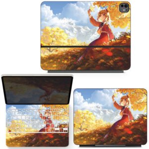 Girl in Autumn Mountains