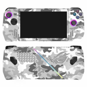 Gray and White Camouflage