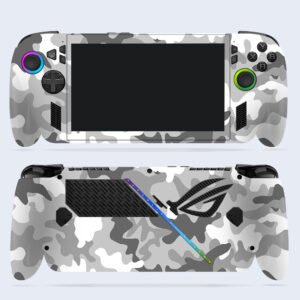 Gray and White Camouflage