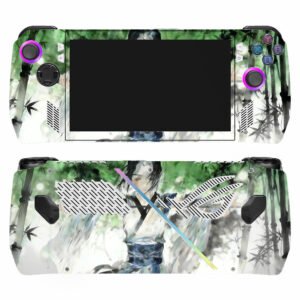 Martial Arts Girl in Bamboo Forest