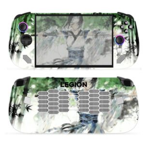 Martial Arts Girl in Bamboo Forest