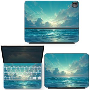 Ocean Sunset Illustration