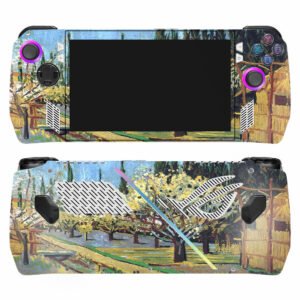 Orchard in Blossom, Bordered by Cypresses, 1888 02