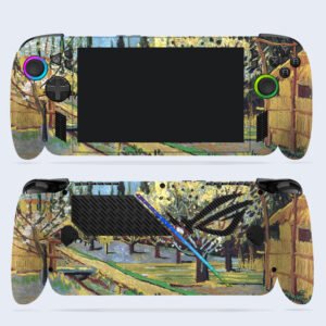 Orchard in Blossom, Bordered by Cypresses, 1888 02