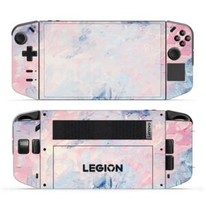 Pink and Blue Impression