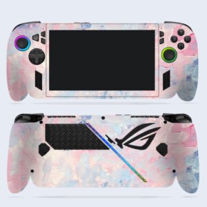 Pink and Blue Impression