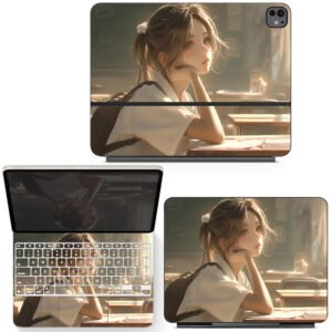 School Girl in Classroom