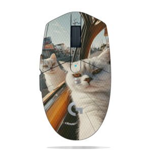 Silver Gradient Cat Travel