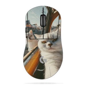 Silver Gradient Cat Travel