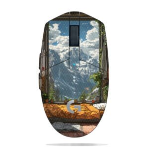 Snow Mountain Window View