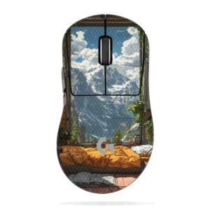 Snow Mountain Window View