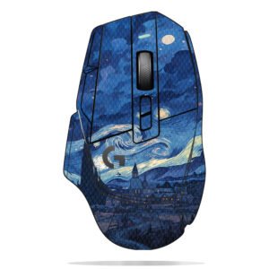 Starry Night Style Town