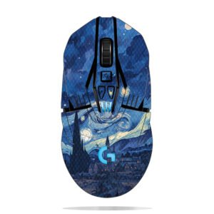 Starry Night Style Town