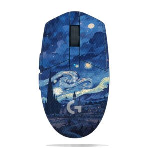 Starry Night Style Town