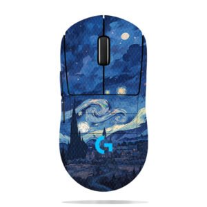 Starry Night Style Town