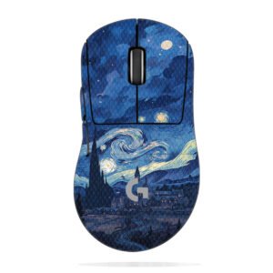 Starry Night Style Town