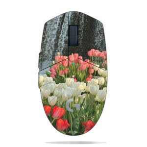 Tulips and Waterfall