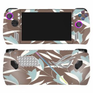 Turquoise-White Leaf