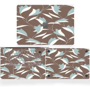 Turquoise-White Leaf