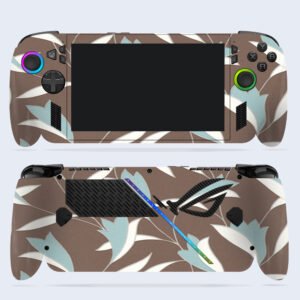 Turquoise-White Leaf