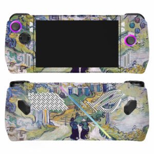 Village Street and Steps in Auvers with Figures, 1890