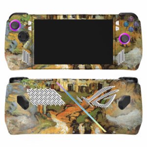 Village Street and Steps in Auvers with Two Figures, 1890