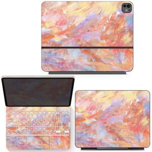 Warm Color Fusion Painting