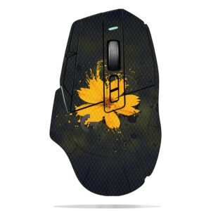 Yellow Flower with Paint Splashes