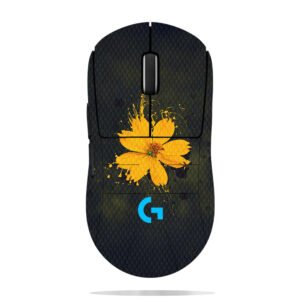 Yellow Flower with Paint Splashes